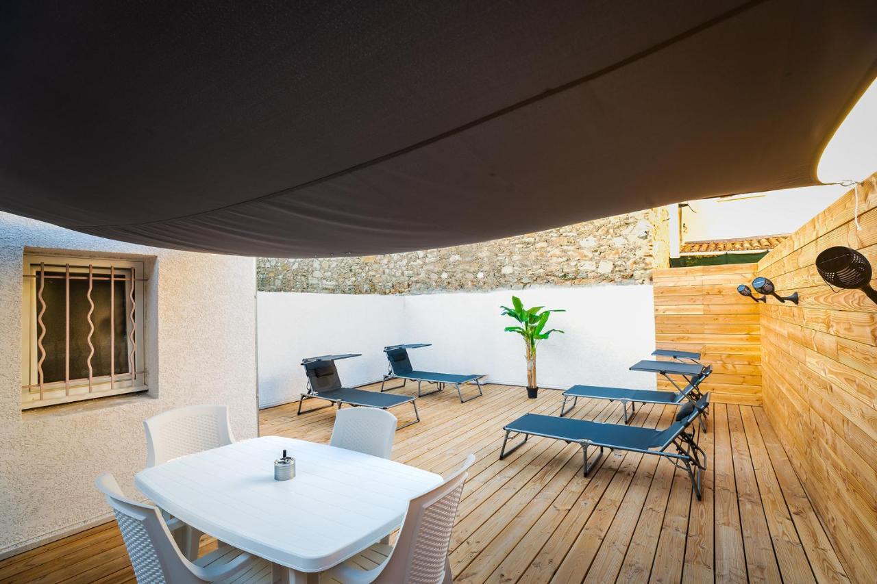 Superbe Appartement A 2 Pas Des Halles, Climatise, Terrasse, Garage Narbonne Exteriér fotografie